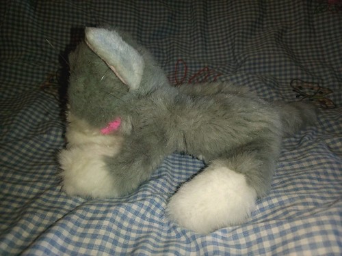 2000 Kitty Kitty Kittens By Tyco Purs "Smokey" Very Fluffy, Nose Replacement - Picture 8 of 10