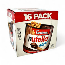 Nutella and GO! Hazelnut and Cocoa Spread + Breadsticks, 1.8 oz - 16 Pack