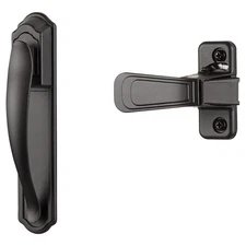 DX Pull Handle Set for Storm Door and Screen Door Matte Black