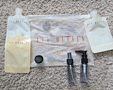 NEW Ivy Olivia Journey 9pc Refillable Travel Bottle Kit TSA Approved ToiletrySet