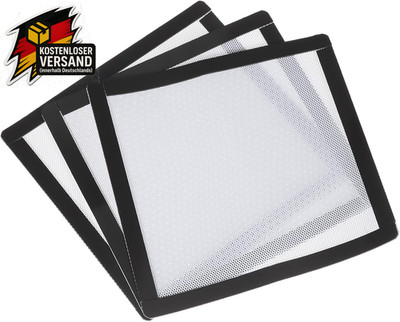 Magnetischer Staubfilter 150x150mm für Computergehäuse Lautsprecher PVC weiss