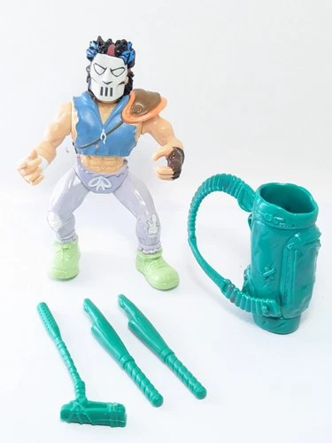 Vintage TMNT Teenage Mutant Ninja Turtles 1989 CASEY JONES 100% COMPLETE