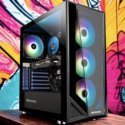 Custom Build ARGB Desktop i7 PC 32GB RAM 2TB SSD RTX 5060 Win11 GAMING READY