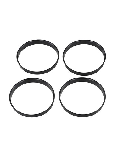 Set of Four Hub Centering Spacers Compatible with For BMW Wheels in Black - Picture 9 of 12