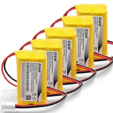 (5-Pack) 4.8V 800mAh Ni-CD Battery Pack for Astralite 20-0001 Day-Brite A1503...