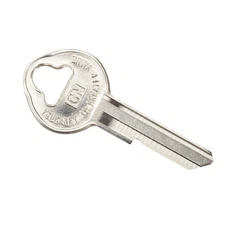 53-66 C1-C2 Corvette Round Head GM Key Blank- Glove Box and Spare Tire