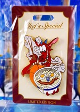 Disney WDI Pin - Chefs Chef Mushu LE 300 Mulan Dragon Chef's