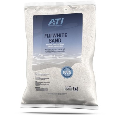 ATI Fiji White Sand hochreiner feiner Aquarium Bodengrund weiß für Meerwasseraqu