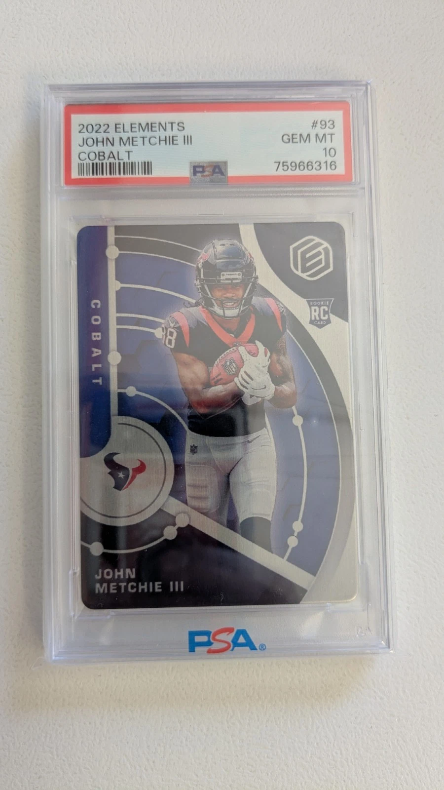 John Metchie Panini Elements #93 Cobalt