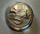 1- 1oz   2016 “Welcome To Silverbug Island” Kraken .0999 Fine Silver Round