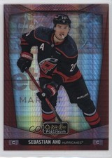 2024-25 O-Pee-Chee Platinum Red Prism 93/199 Sebastian Aho #8 1k0r