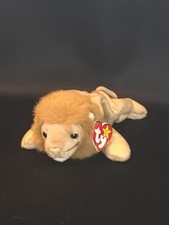 Ty Beanie Baby ROARY the Lion 8" Plush   Hang  Tush Tags Present