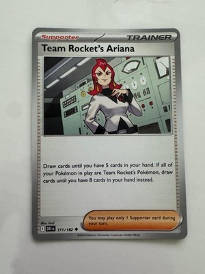 Team Rocket's Ariana 171/182 Uncommon Destined Rivals Pokemon Near Mint