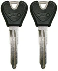 2 NEW FORD OEM OVAL LOGO UNCUT MASTER KEY BLANK - FAST SHIPPING - MADE IN USA