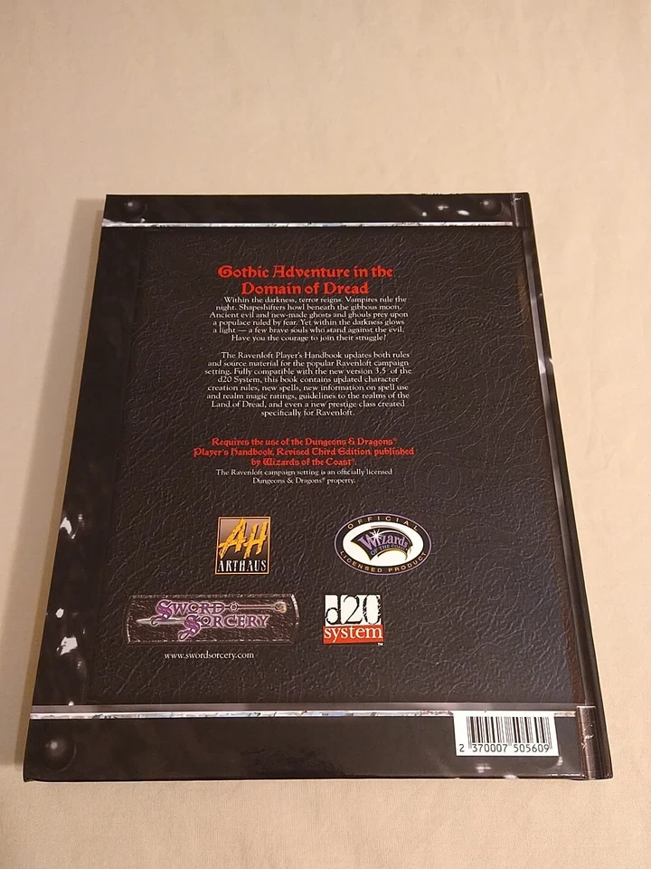 龙与地下城精装翻印乌鸦洛夫特玩家手册 V.3.5 — 第 2/4 张图片