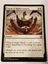 Surge Of Righteousness Dragons of Tarkir Mtg Card Mint Condition 