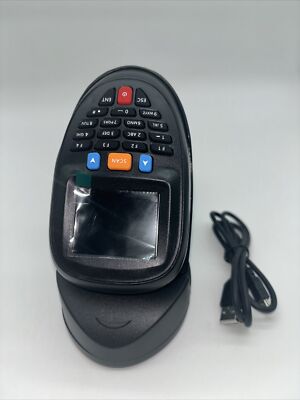JRHC Inventory Scanner Wireless Barcode Scanner with Charging Base RF ...