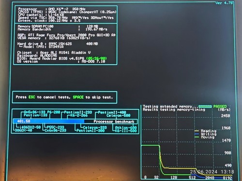Super Socket 7 AT Taiwan Commate S7AX Motherboard, CPU & 128 MB + Bonus - Picture 7 of 7