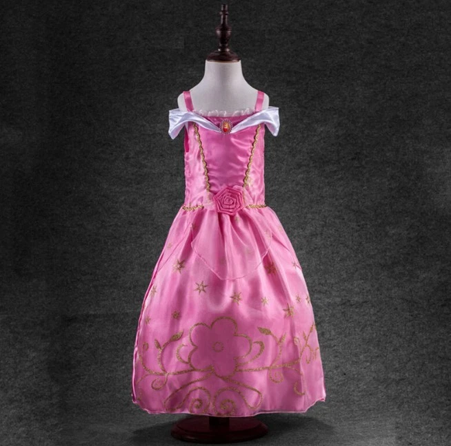 Girl Fairytale Dress Costume Belle, Aurora, Rapunzel, Cinderella size 2-10 - image 4 of 4