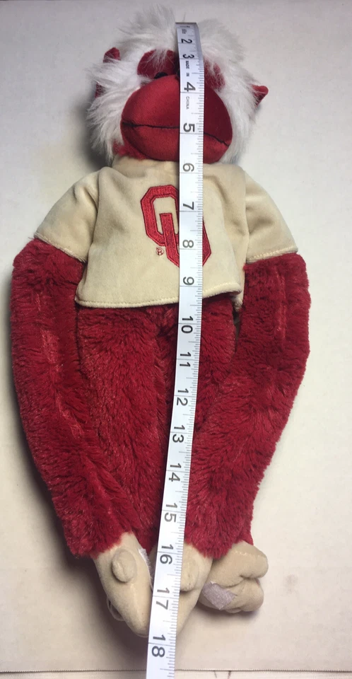 OKLAHOMA SOONERS Mono de Peluche 17” de Alto con Camisa OU Forever Collectibles Foto 3 de 4