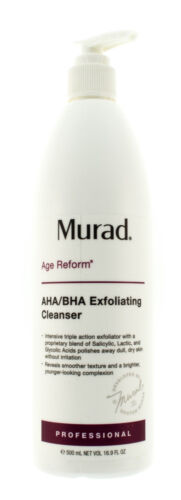 Murad AHA/BHA Exfoliating Cleanser Pro Size 16.9 oz/500mL NEW AUTH  - Picture 1 of 2