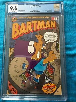 Bartman #1 - Bongo - CGC 9.6 NM+ - Simpsons | eBay