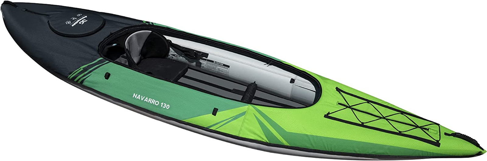 Navarro Convertible Inflatable Kayak with Drop Stitch Floor, Green