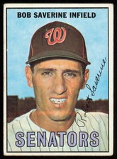 1967 Topps #27 Bob Saverine Washington Senators