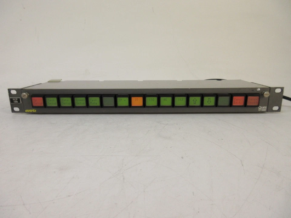 Evertz CP-1000E Intelligent Router Control Panel Routing Switch CP1000E - Image 2 of 4