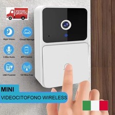 Mini videocitofono WIFI senza fili citofono campanello wireless interfono bidire