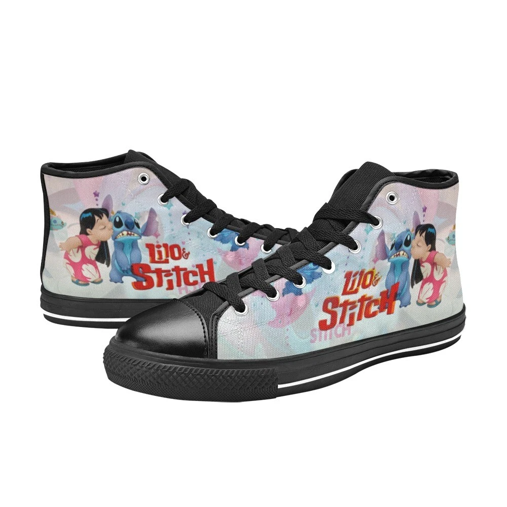 Lilo And Stitch High Top Shoes Sneakers