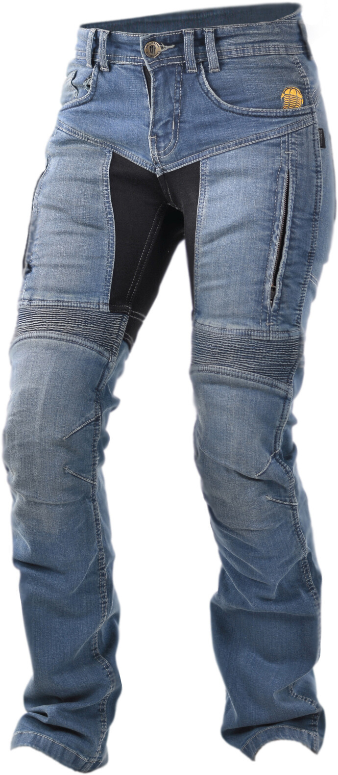 Women's Motorcycle Jeans W26-L34 - Trilobite Parado Regular-Fit - Blue