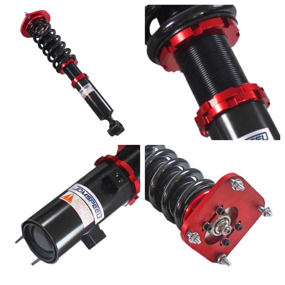 Red Damper Adjustable Coilovers Shocks Springs Struts For Mazda RX-7 1986-1991 - Image 4 of 4