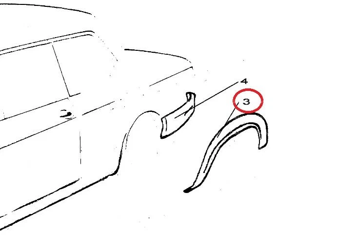 BMW E10 2002 tii 1602 1502 guardabarros trasero reparación chapa panel paso rueda Foto 2 de 4