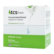 	TCS fresh Concentrated Dental Appliance Cleaner Professional 6-Month Supply	