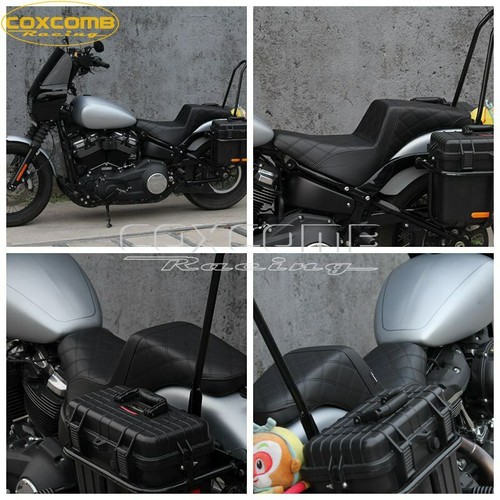 Driver & Rear Passenger Seat for Harley Street Bob Softail FXBB FXBBS FXST 18-22 - Picture 16 of 28