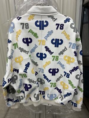 Pelle Pelle AOP White Leather Jacket (54) | eBay