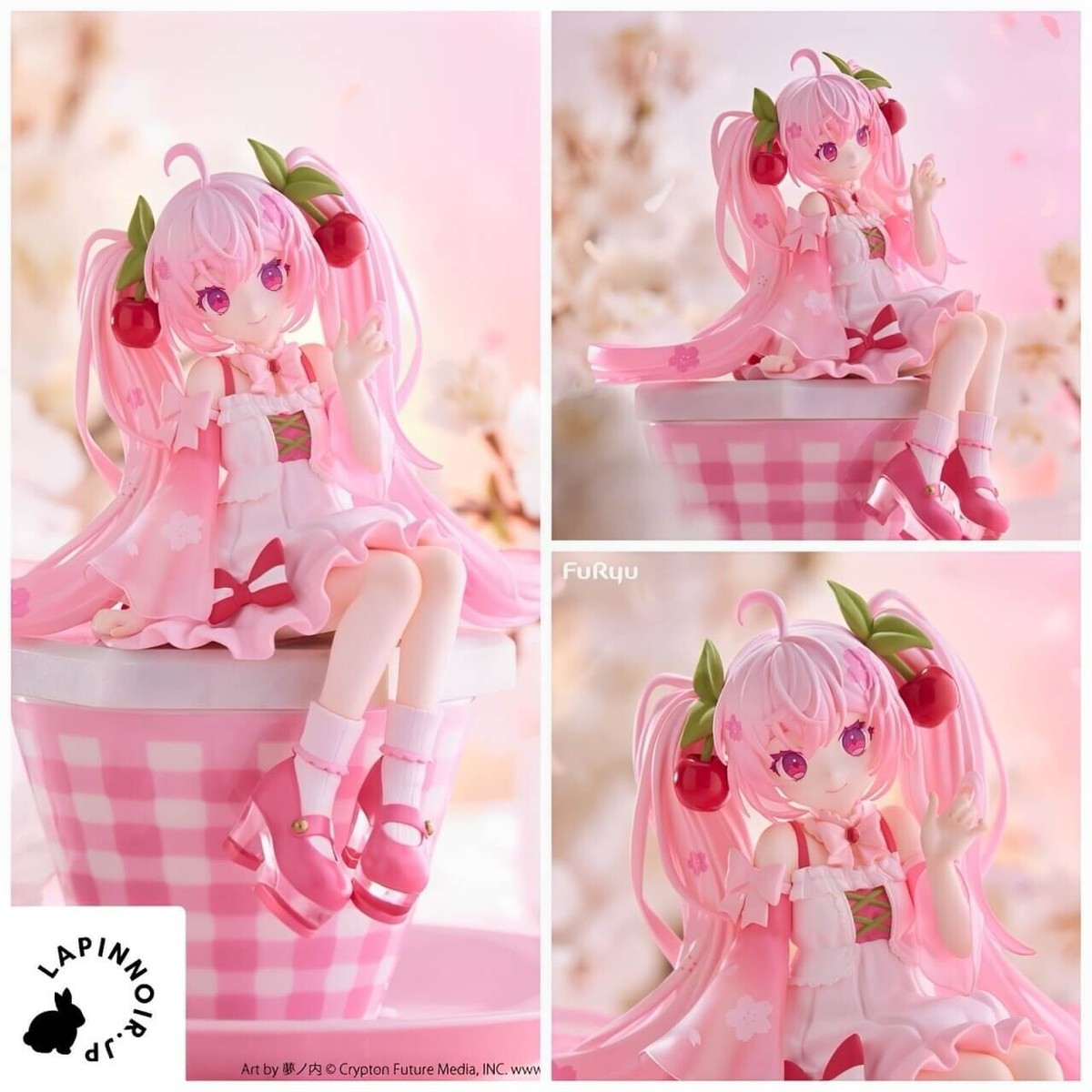 Hatsune Miku Sakura Miku Noodle Stopper 2025 figure FuRyu 5.5in | eBay