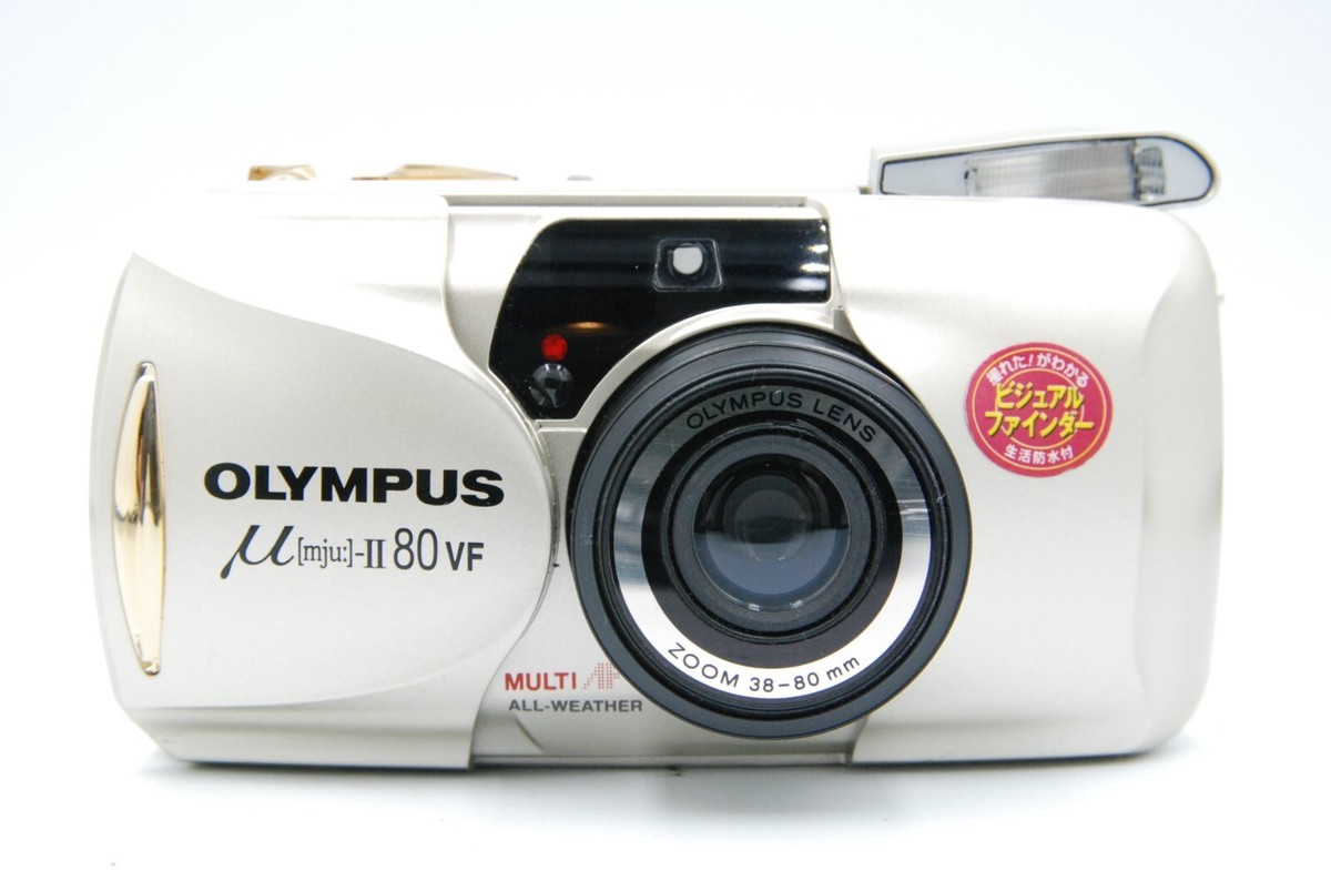 NEAR MINT】Olympus mju μ II 80 VF Point & Shoot 35mm Film NEAR MINT】Olympus mju μ II 80 VF Point & Shoot 35mm Film