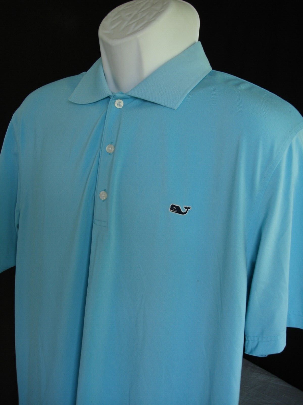 Vineyard Vines Performance Solid Teal Blue Poly/S… - image 4