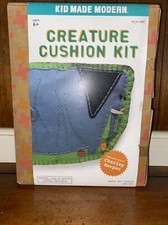 Kid Made Modern Creature Cushion Kit Elephant Embroidery Craft Sewing Kids New