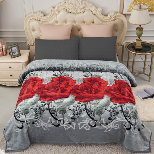 Coperta pesante spessa stampa animalier 2 strati calda morbida visone coreano coperta regina re - Foto 89 di 113