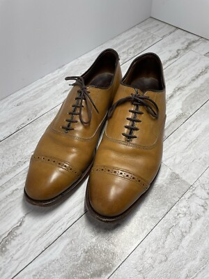 Allen Edmonds-Fifth Avenue Cap Toe Brown Size 8 D Leather | eBay