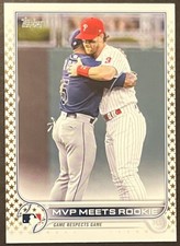 2022 TOPPS WANDER FRANCO BRYCE HARPER #367 GOLD STAR RETAIL SET MVP MEETS ROOKIE