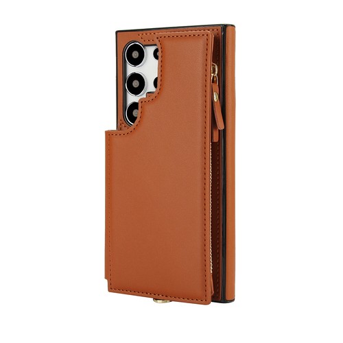 For Samsung S24 Ultra S23 S22 S21 Leather Card Wallet Crossbody Strap Stand Case - Picture 25 of 71