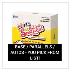 2024 Topps Spotlight Baseball By Andy Friedman - Base/Parallels, Pick From List!