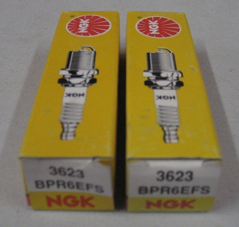 2 NGK SPARK PLUGS BPR6EFS 3623 NOS New in Box