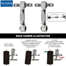 Rear Control Camber Arms Kit For Civic EF EG EK 88-00/ for Integra DC 90-01 