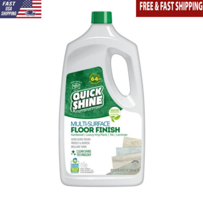 Multi-Surface Floor Finish Polish Hardwood Vinyl Tile Laminate Stone 64 oz New