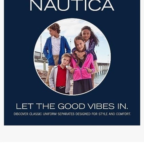🎁 Nautica Fleece Zip Front Hoodie: NauticaPolar Fleece Zip-Up boys sweater - Picture 5 of 8
